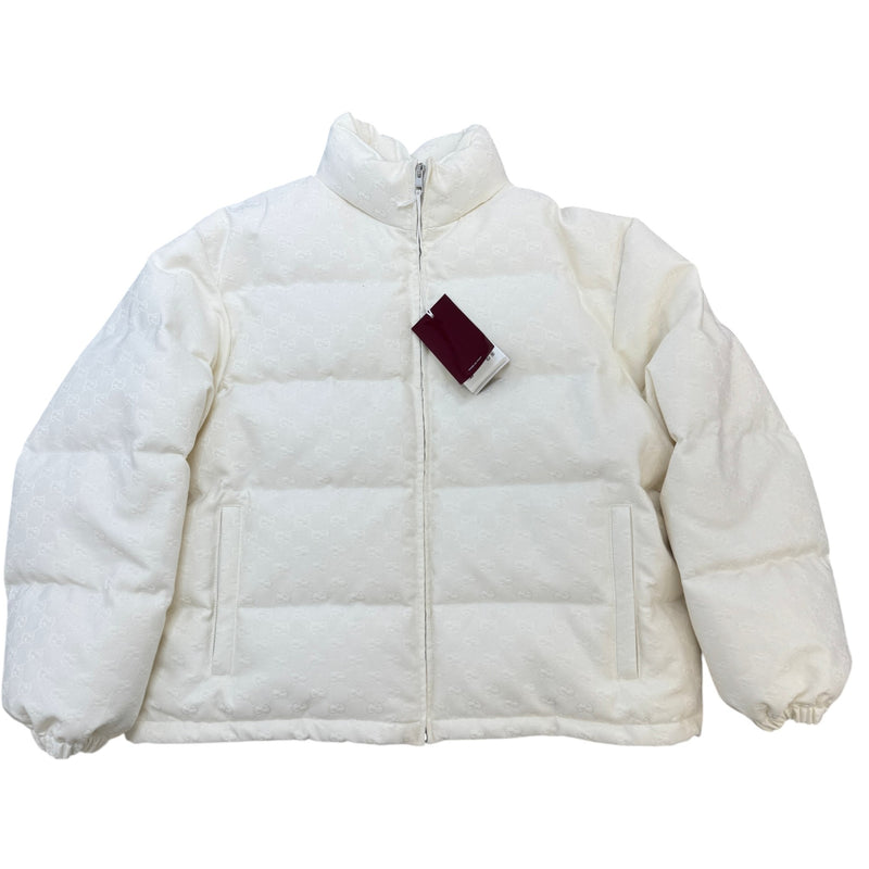 Women's GG Supreme Down Jacket White Size L / UK 12