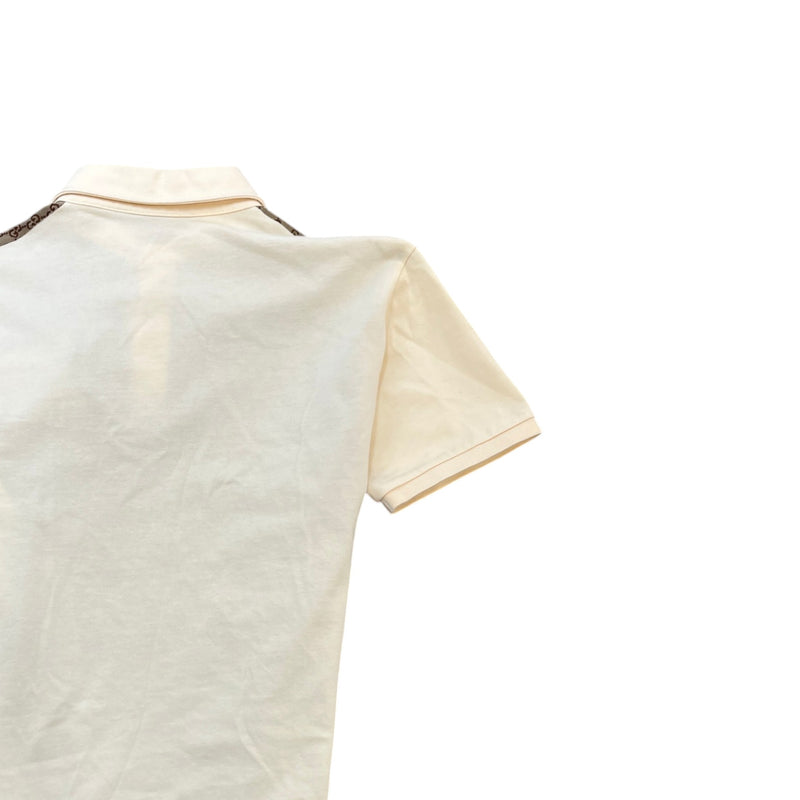 Men's GG Supreme Polo Shirt Beige Size M