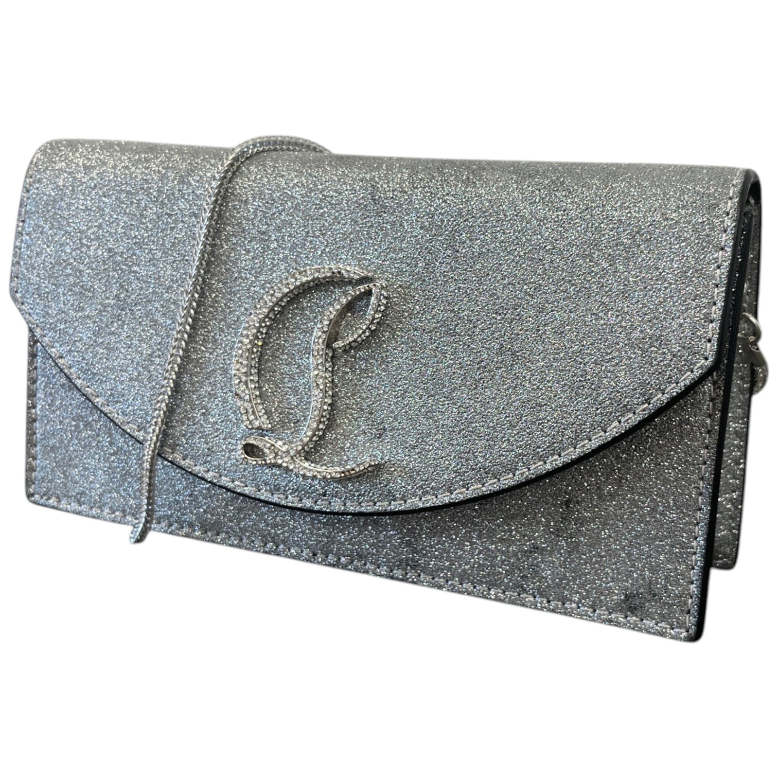 Women's Loubi54 Glitter Bag Silver - Photo 5
