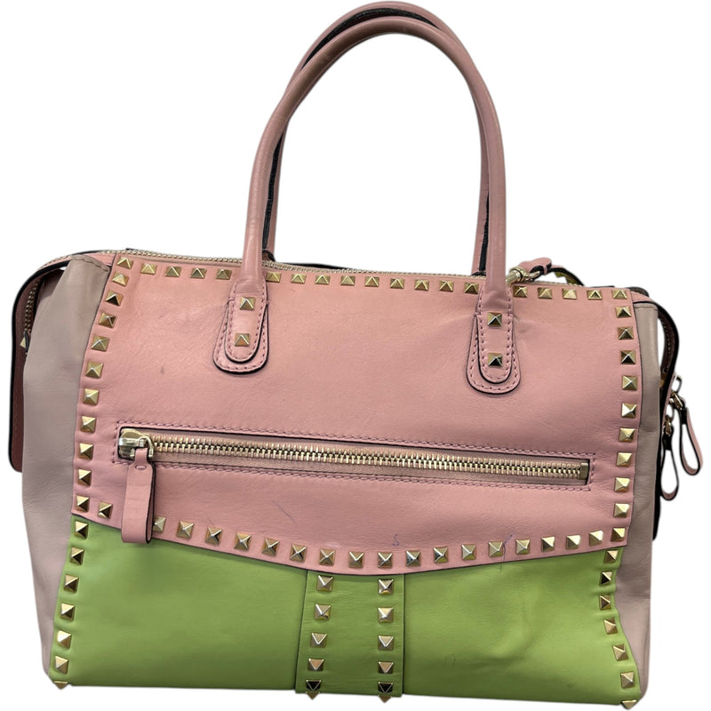 Women's Rockstud Pastel Tote Bag Pink
