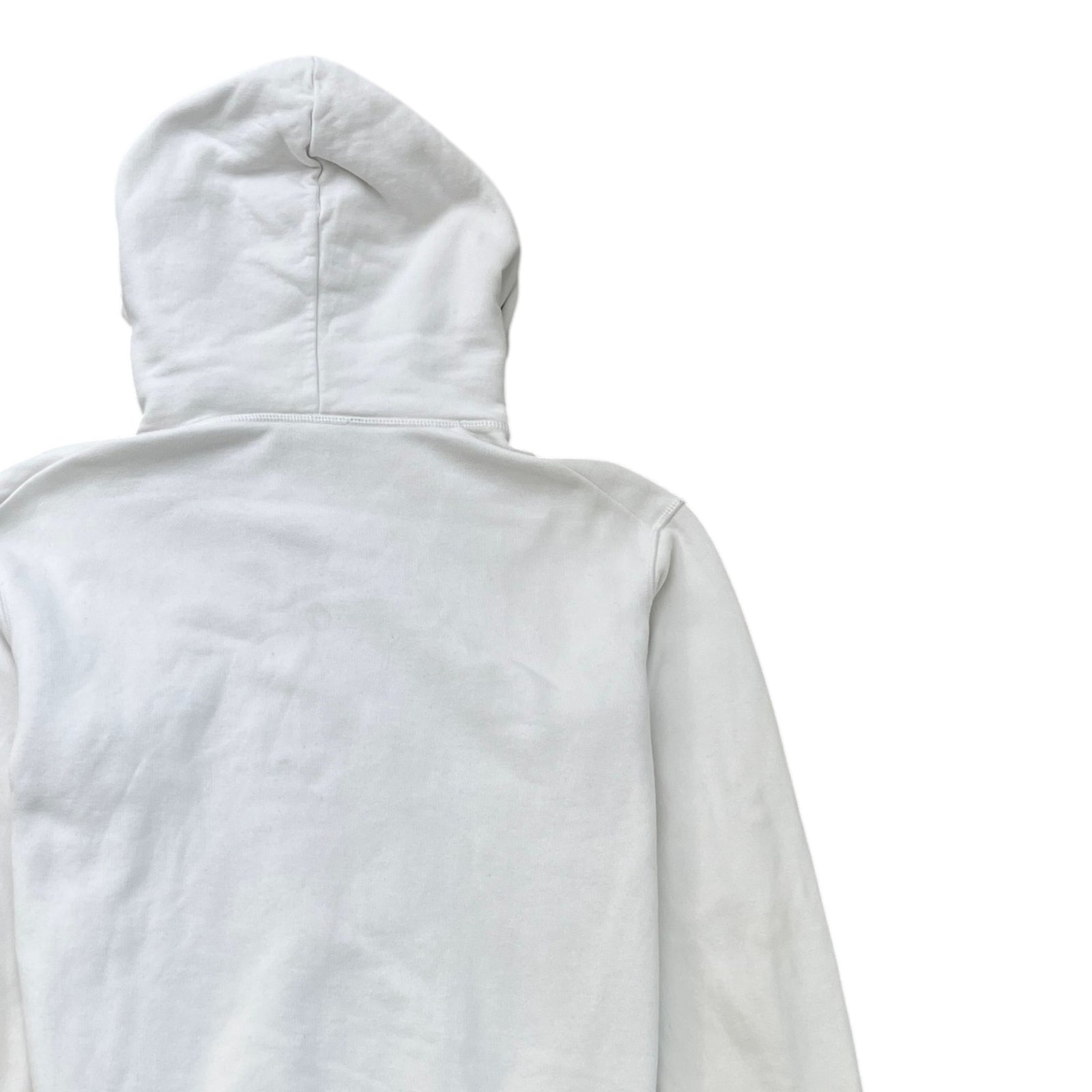 Men's Icon Logo Paint Splatter Hoodie White Size S - Photo 4