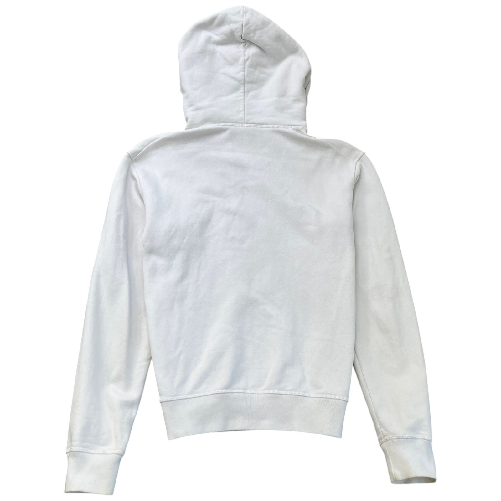 Men's Icon Logo Paint Splatter Hoodie White Size S - Photo 2