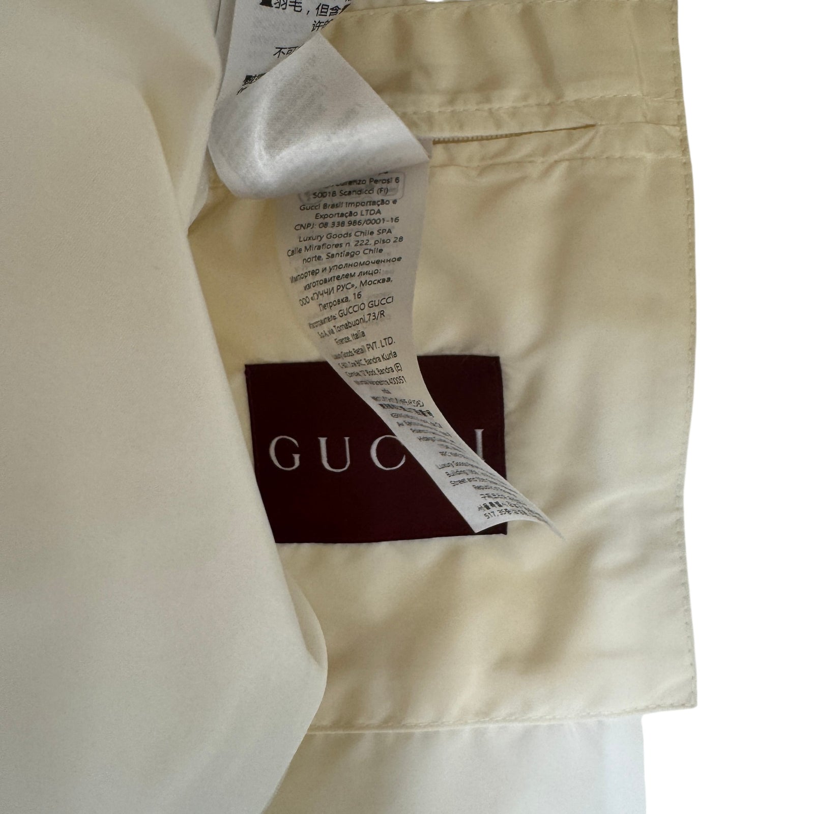 Women's GG Supreme Down Jacket White Size L / UK 12 - Photo 7