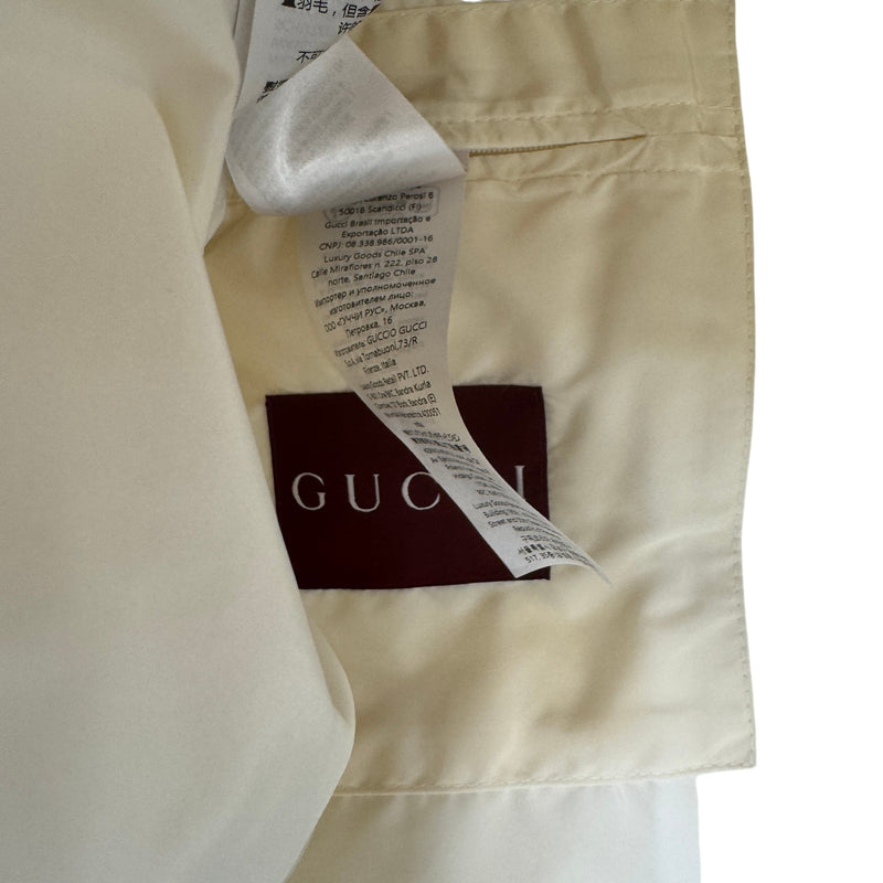 Women's GG Supreme Down Jacket White Size L / UK 12