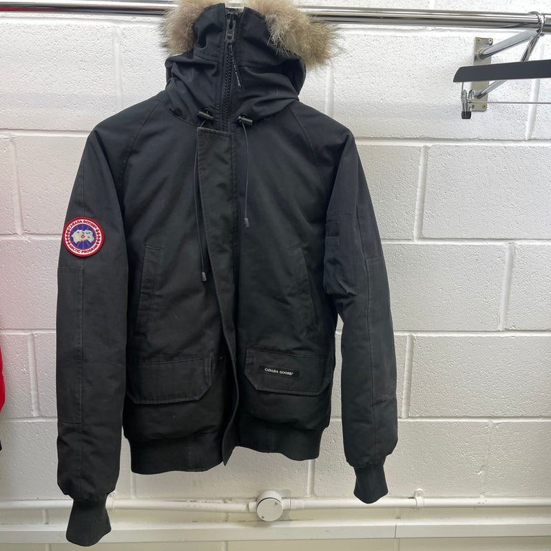 Men's Chilliwack Bomber Down Jacket Black Size XS