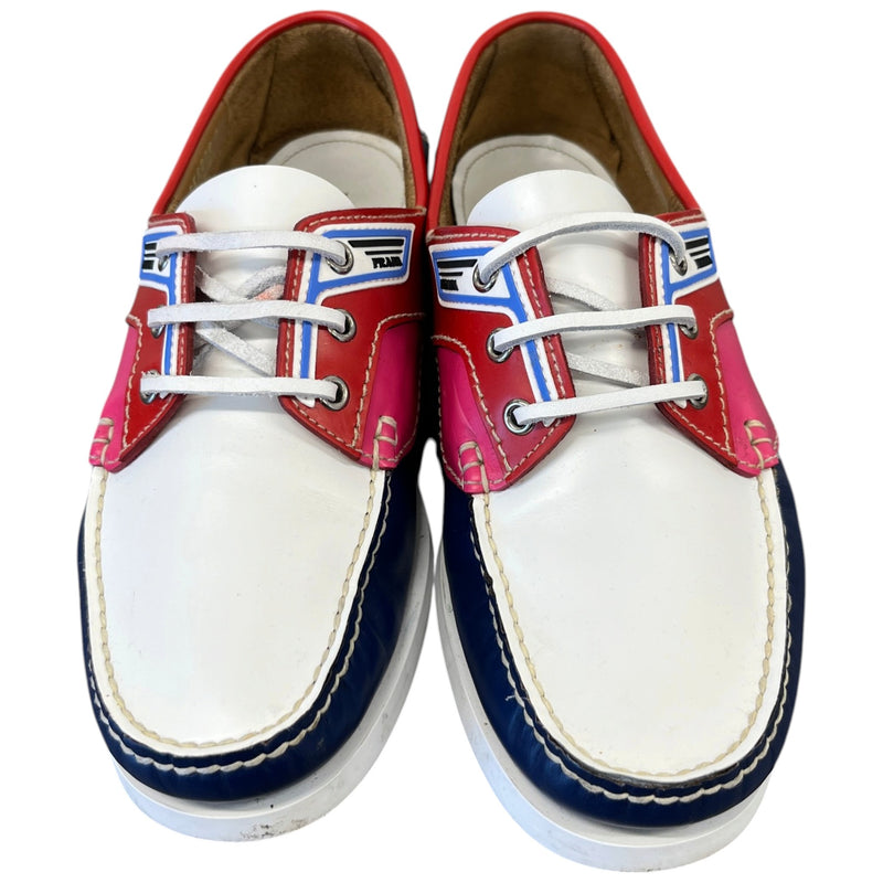 Men's Deck Loafers White Size UK 7 / EU 41