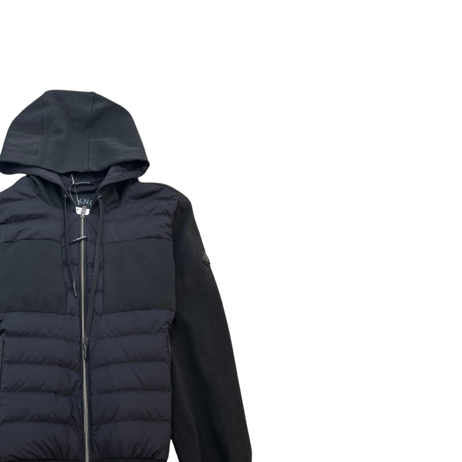 Men's Garnier Hybrid Hoodie Jacket Black Size M - Photo 3