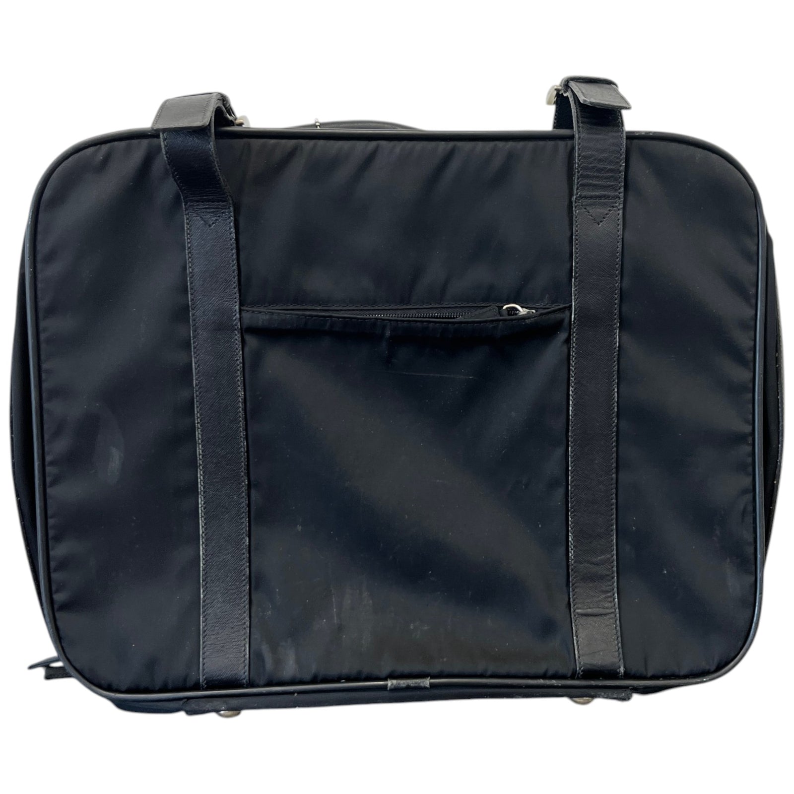 Men's Nylon Saffiano Travel Bag Black - Photo 2
