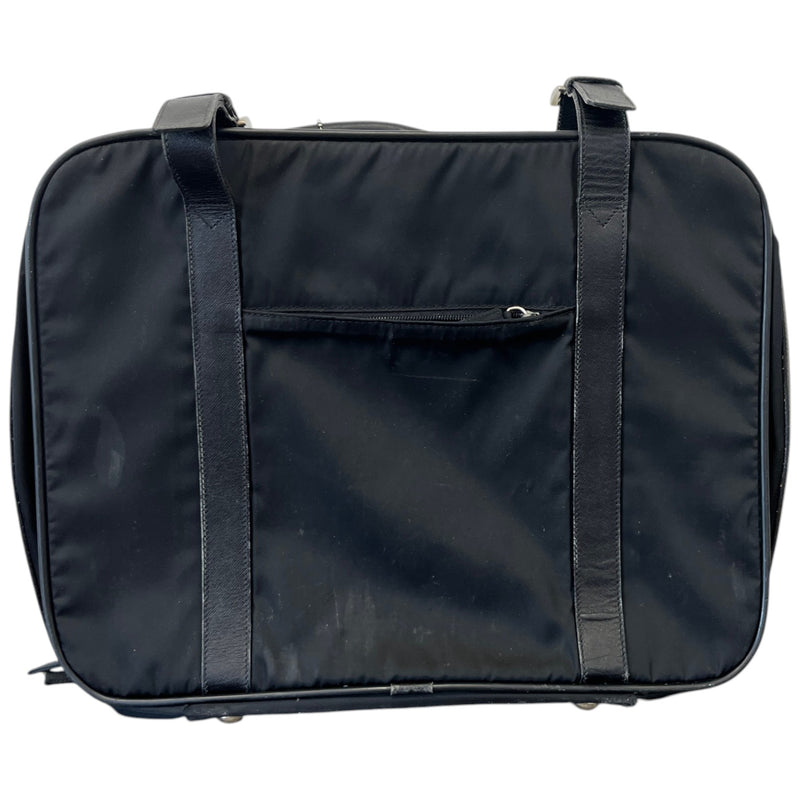 Men's Nylon Saffiano Travel Bag Black