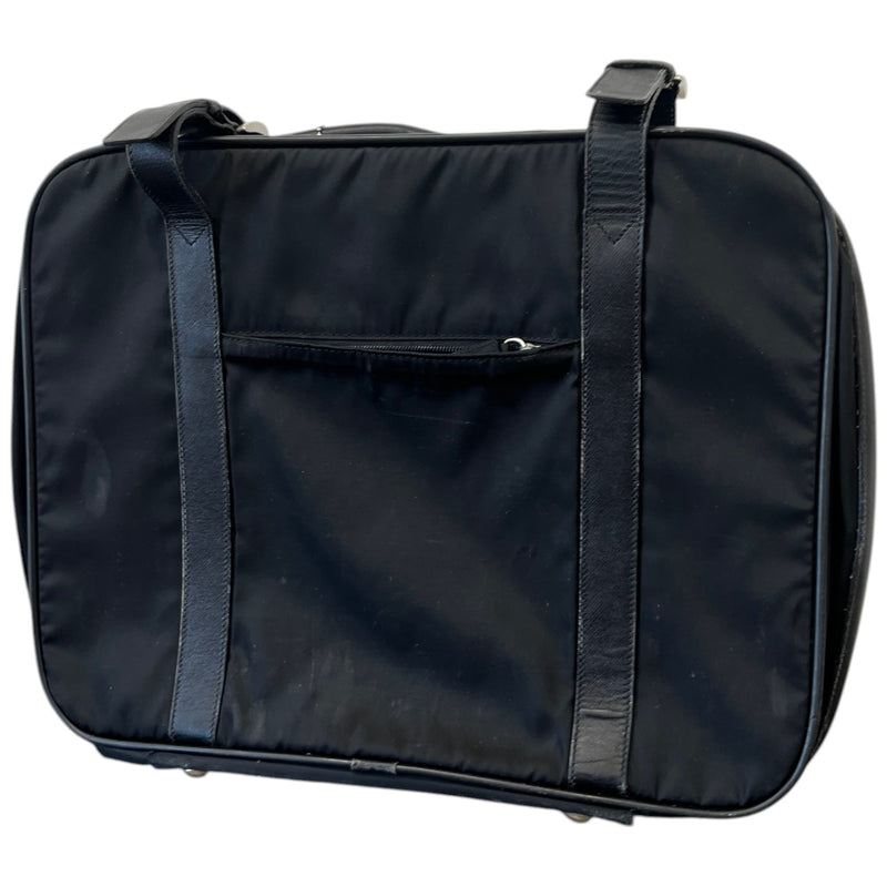 Men's Nylon Saffiano Travel Bag Black