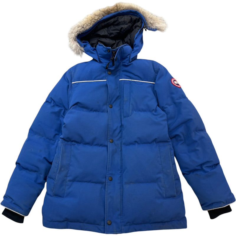 Boy's Eakin Parka Down Jacket Blue Size 16 years