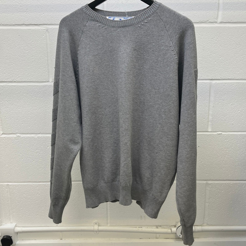Men's Arrow Logo Jumper Grey Size L