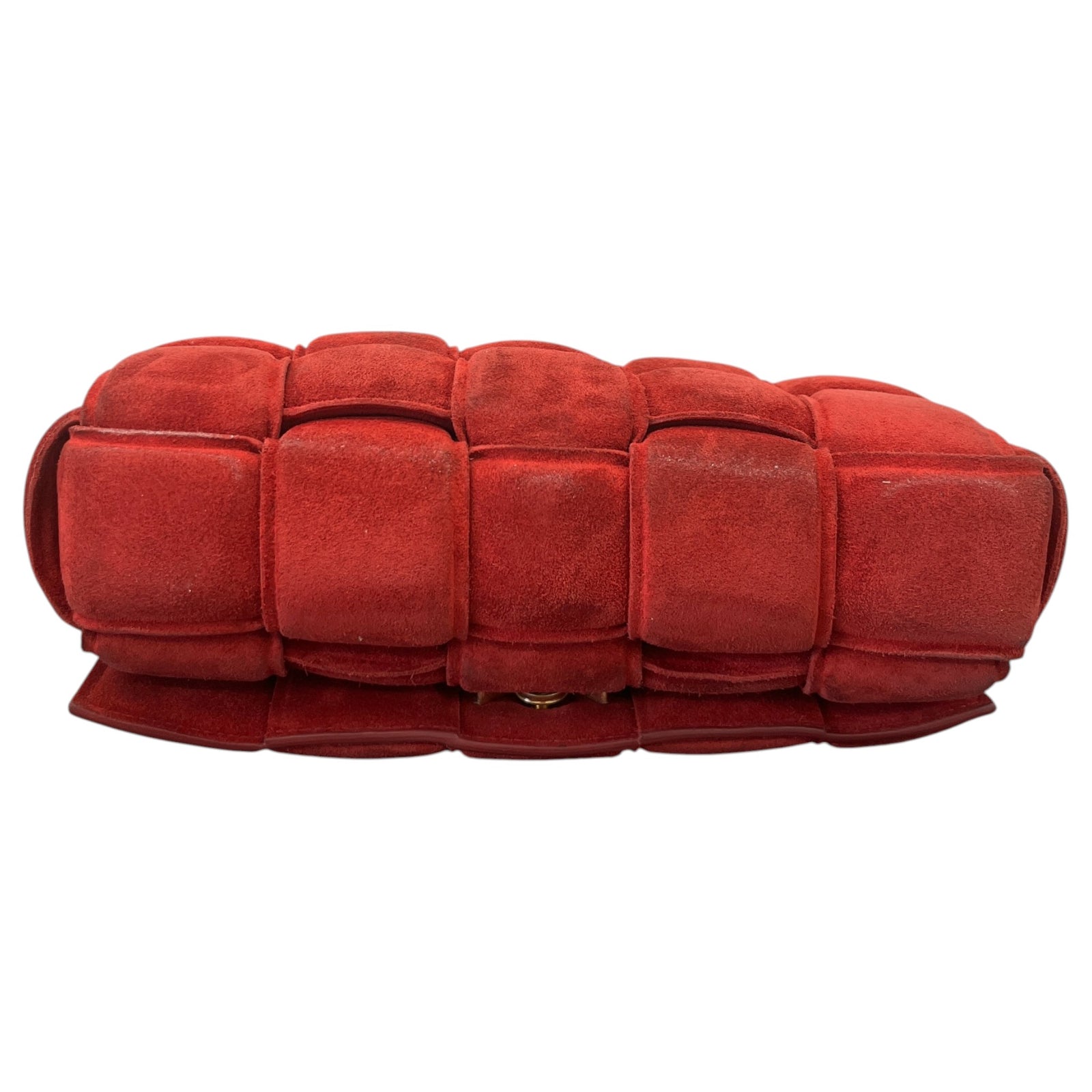 Women's Cassette Leather Crossbody Handbag Red - Photo 10
