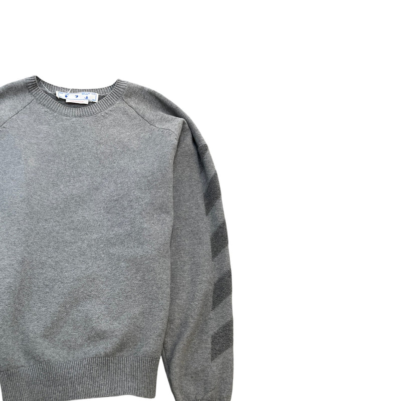 Men's Arrow Logo Jumper Grey Size L
