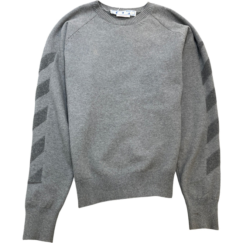 Men's Arrow Logo Jumper Grey Size L