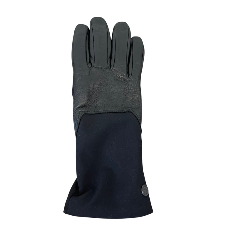 Women's Mixed Media Gloves Black Size S