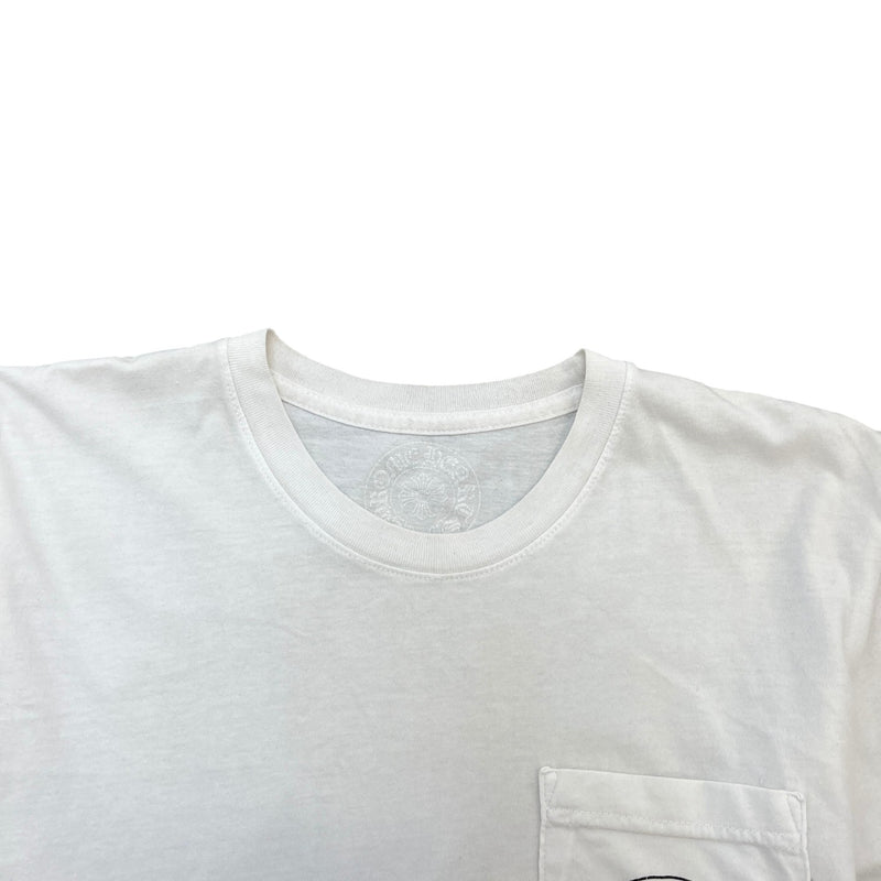Men's Horseshoe Logo Print T-Shirt White Size M