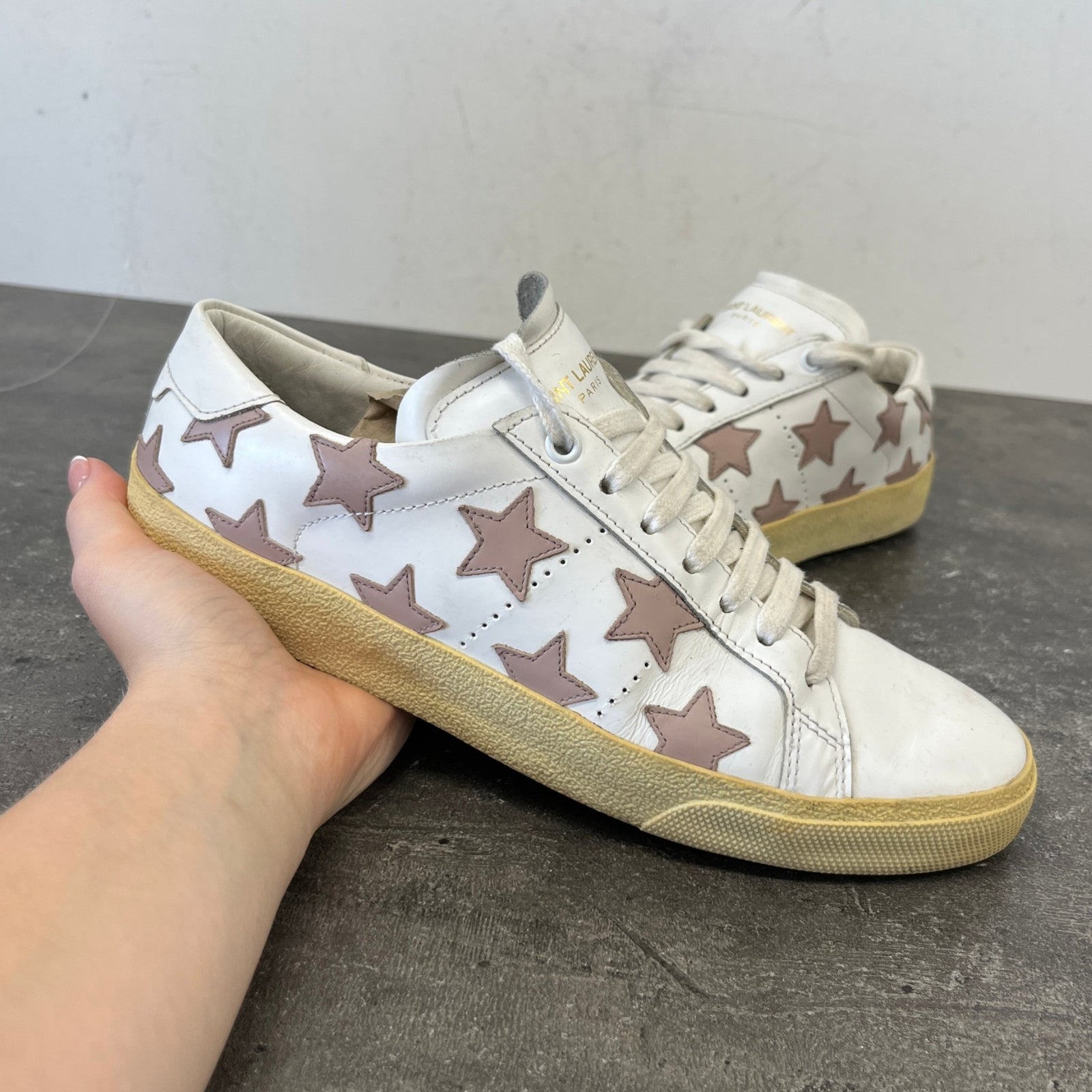 Women's Court Classic Star Low Trainers White Size EU 39 / UK 6 - Photo 12