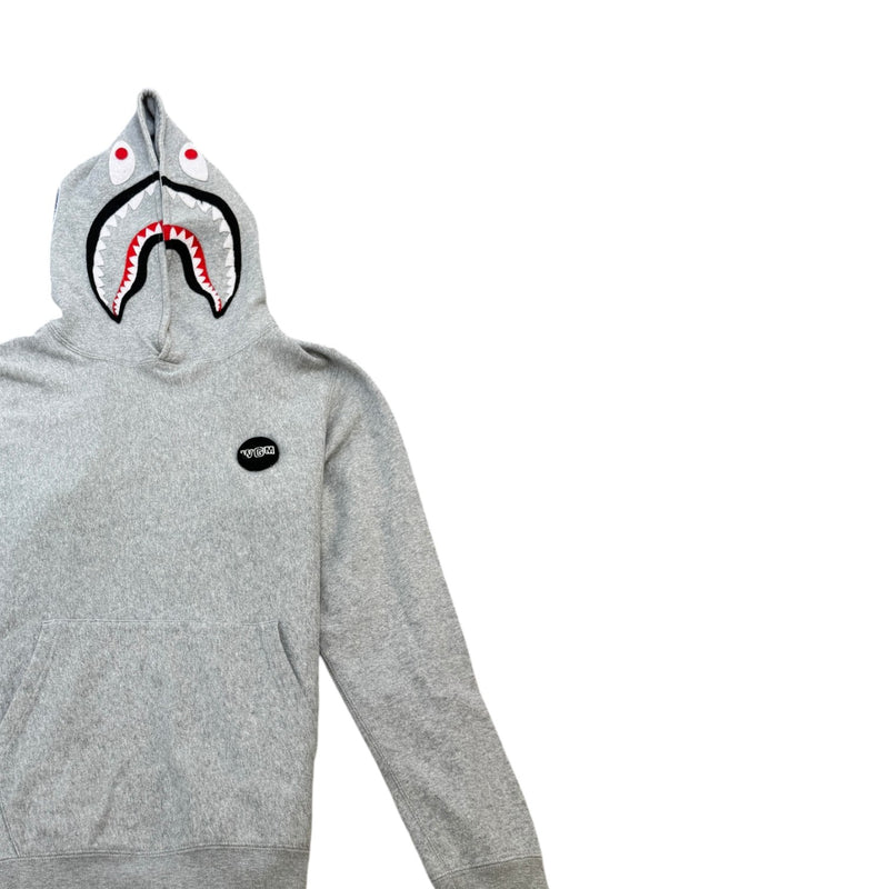 Men's Embroidered Logo Hoodie Grey Size M
