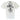 Men's Distressed University Logo Print T-Shirt White Size XS