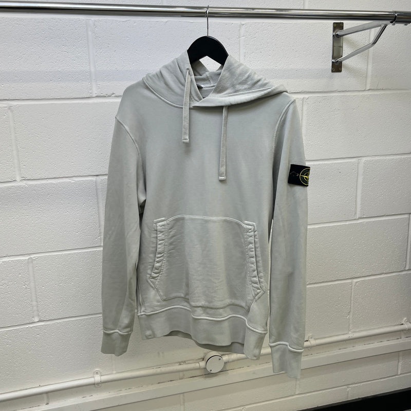 Men's Applique Logo Hoodie Green Size M