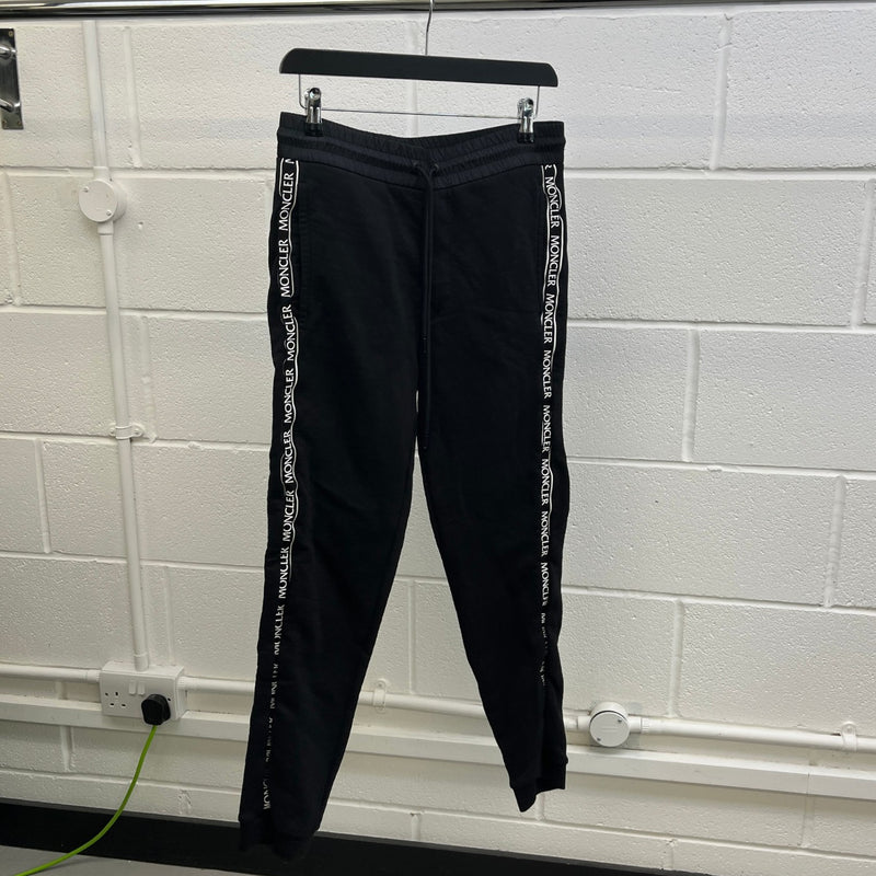 Men's Logo Taped Joggers Black Size S