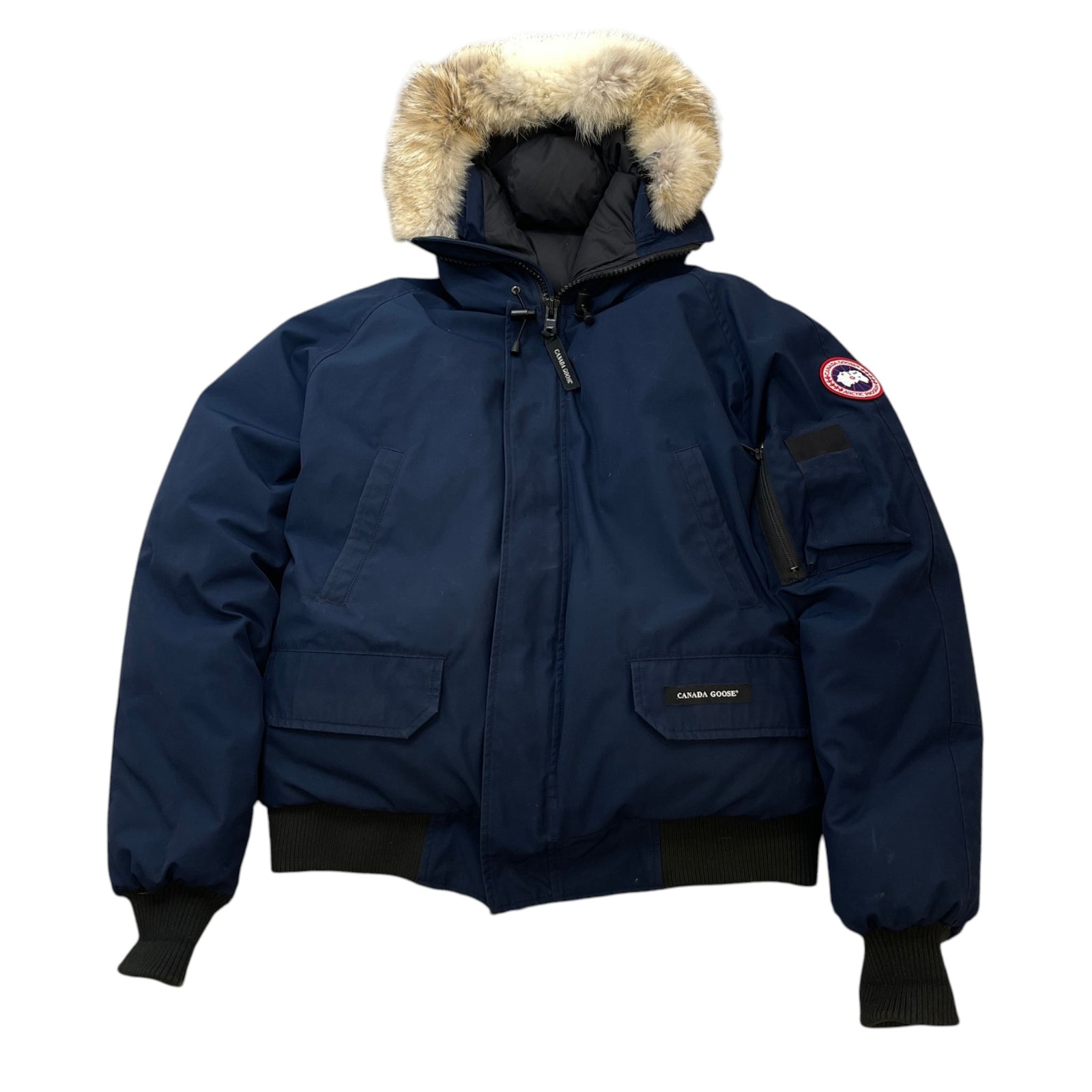 Men's Chilliwack Bomber Down Jacket Navy Size L - Photo 1