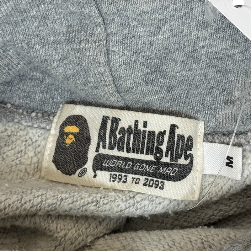 Men's Embroidered Logo Hoodie Grey Size M