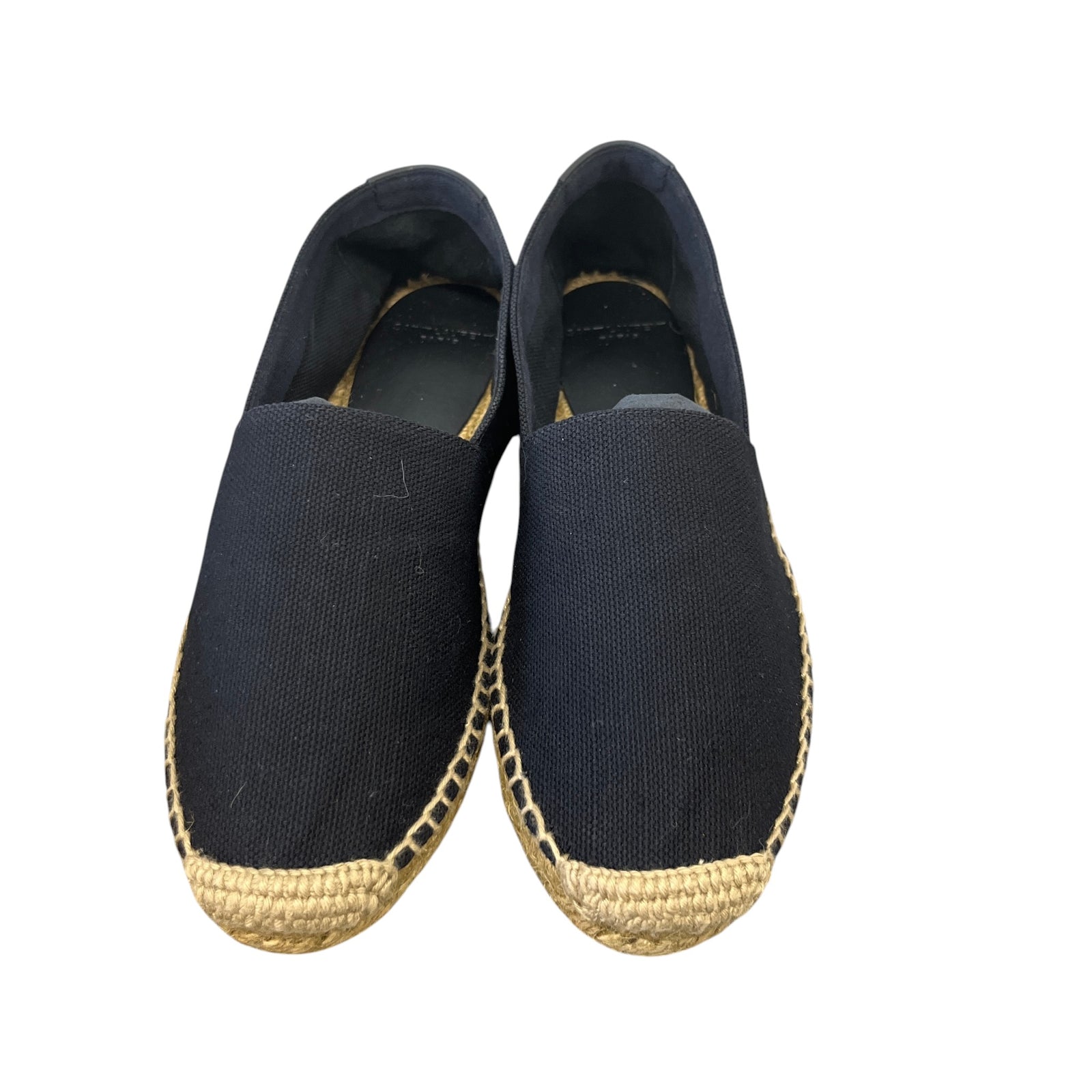 Women's Embroidered Logo Espadrilles Black Size EU 36.5 / UK 3.5 - Photo 6