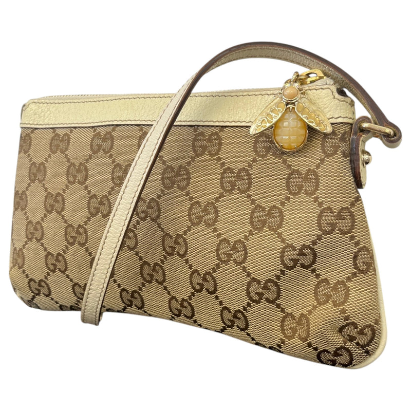 Women's Bee Pochette Clutch Beige