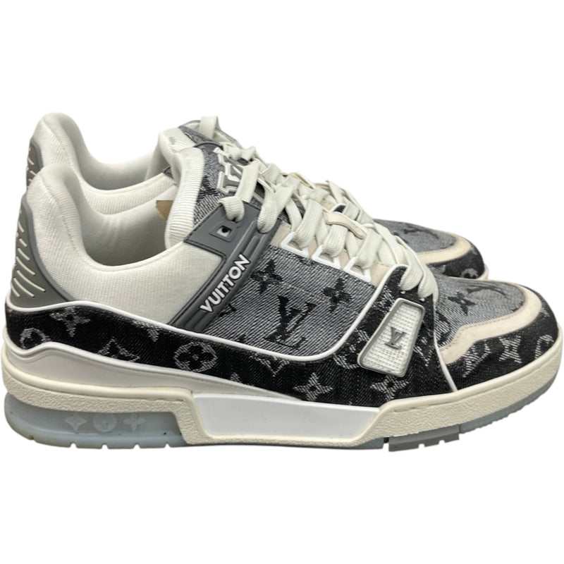 Men's Lv Denim Low Trainers Grey Size EU 41 / UK 7