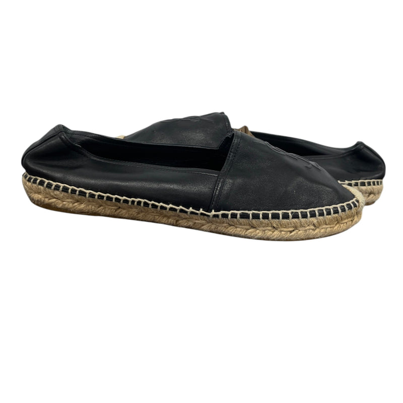 Women's Cassandre Leather Espadrilles Black Size EU 38 / UK 5