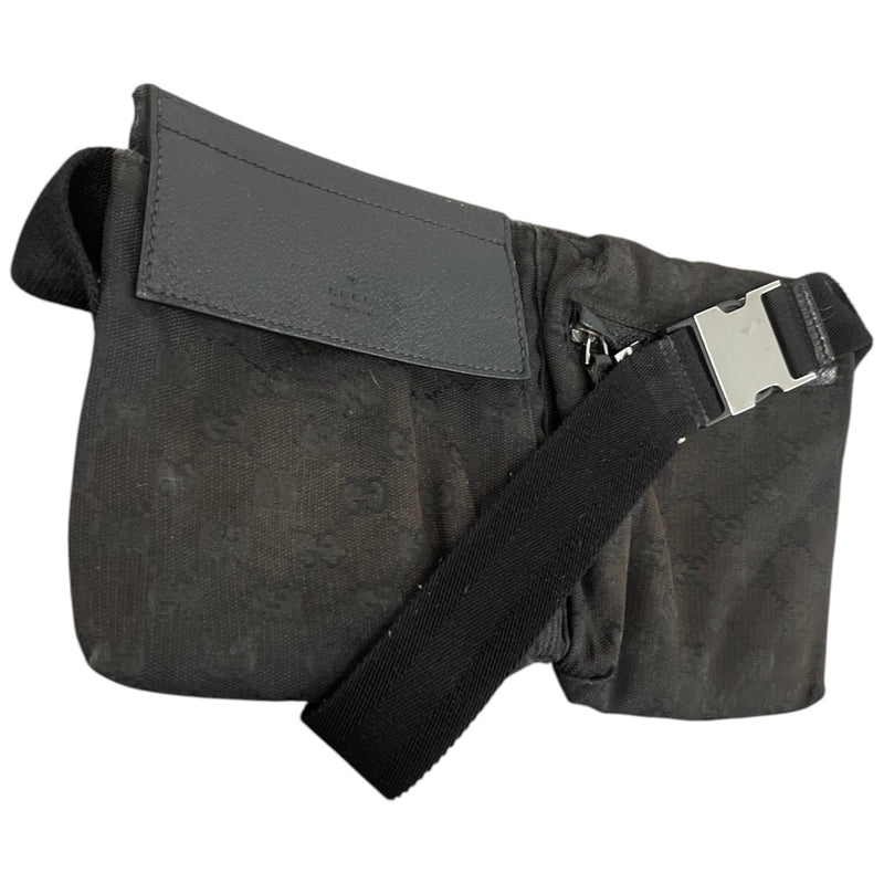 Men's Gg Supreme Belt Bag Black