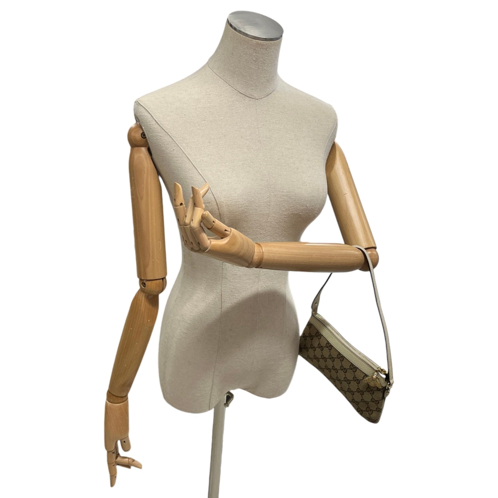 Women's Bee Pochette Clutch Beige - Photo 2