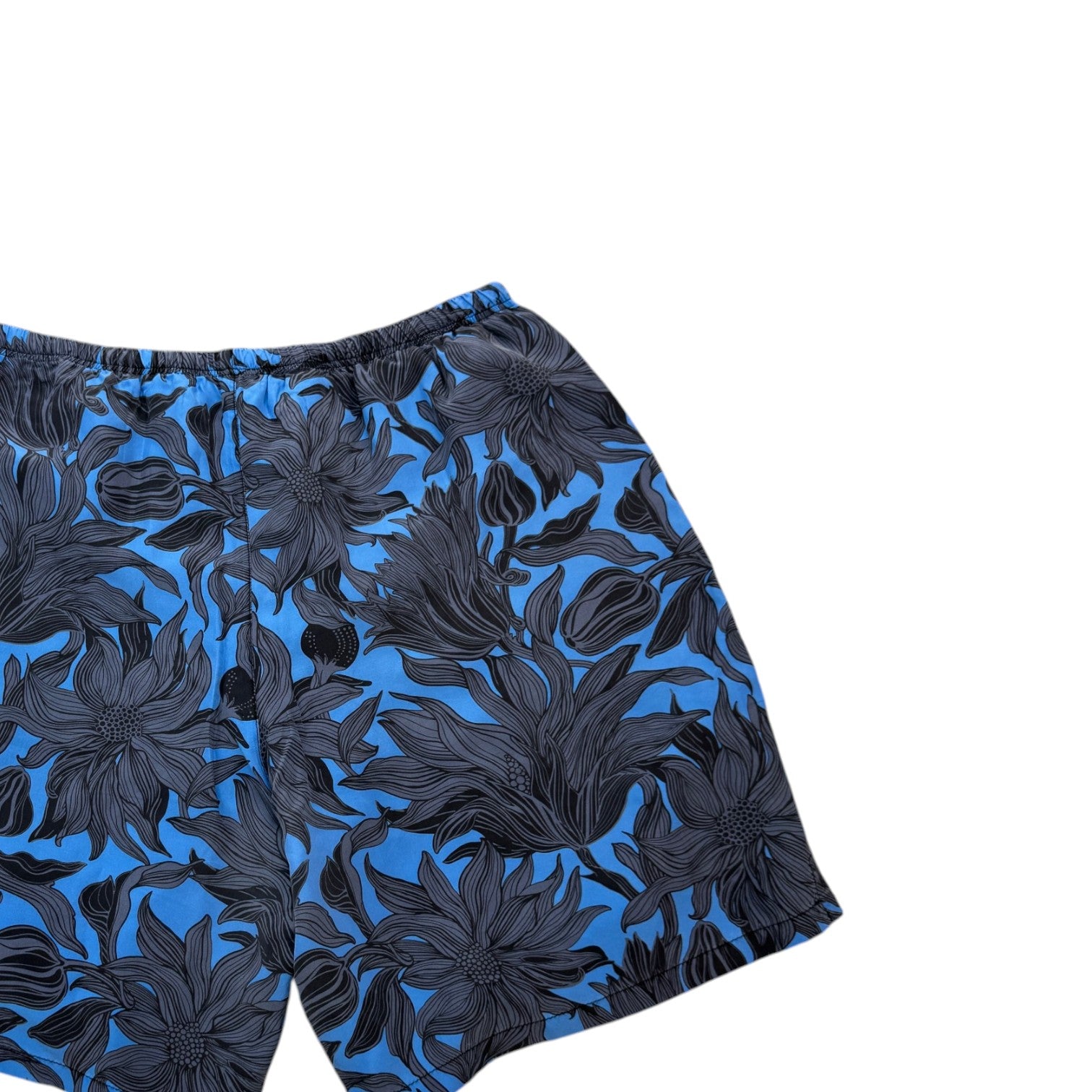 Men's Floral Print Swim Shorts Blue Size W34 / IT 50 - Photo 4