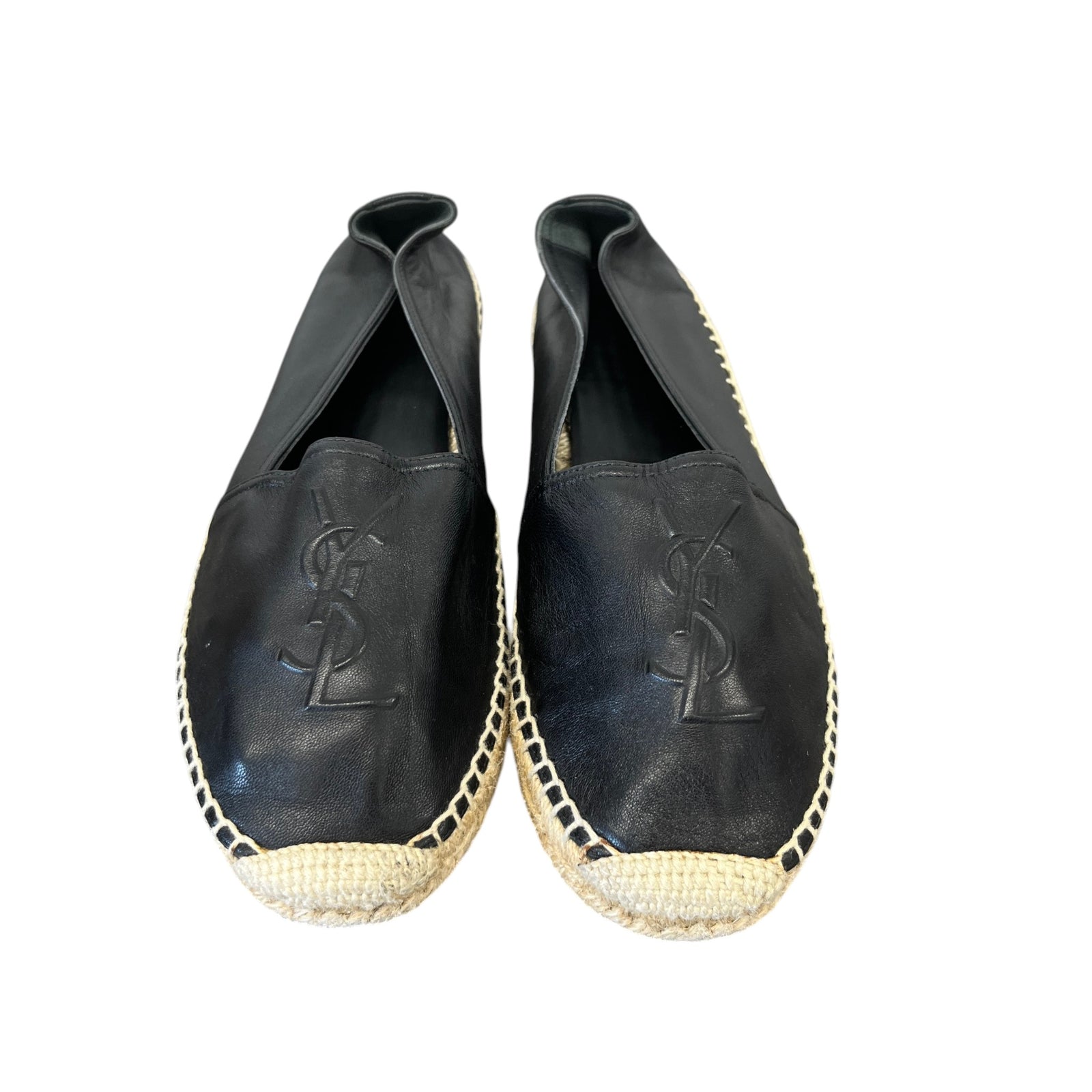 Women's Cassandre Leather Espadrilles Black Size EU 38 / UK 5 - Photo 6