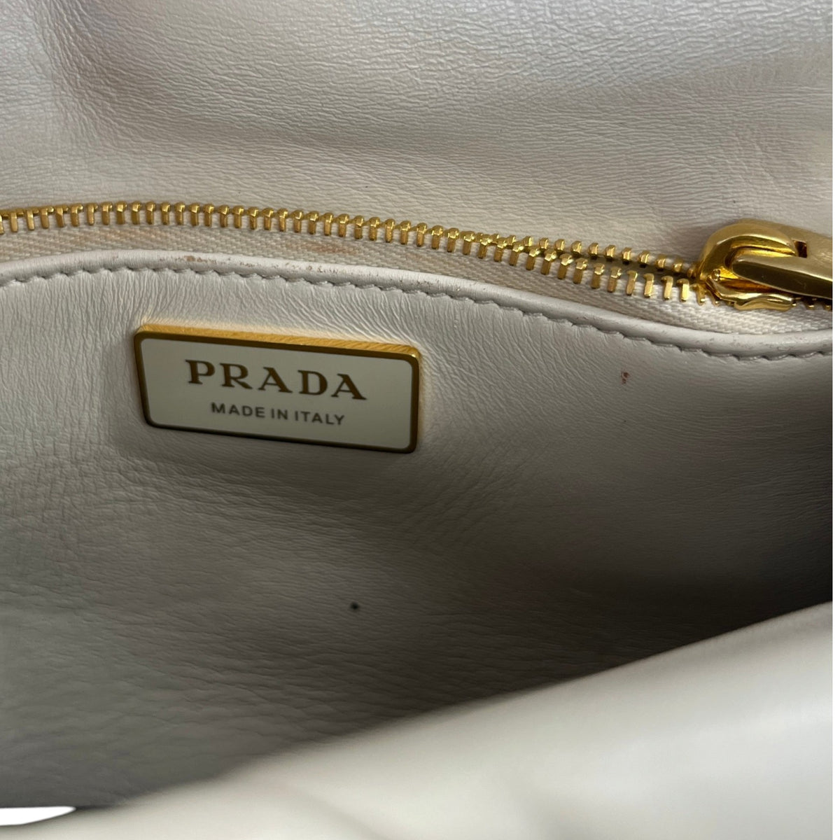 Women's Nappa Quilted Metal Patchwork Handbag White - Photo 11