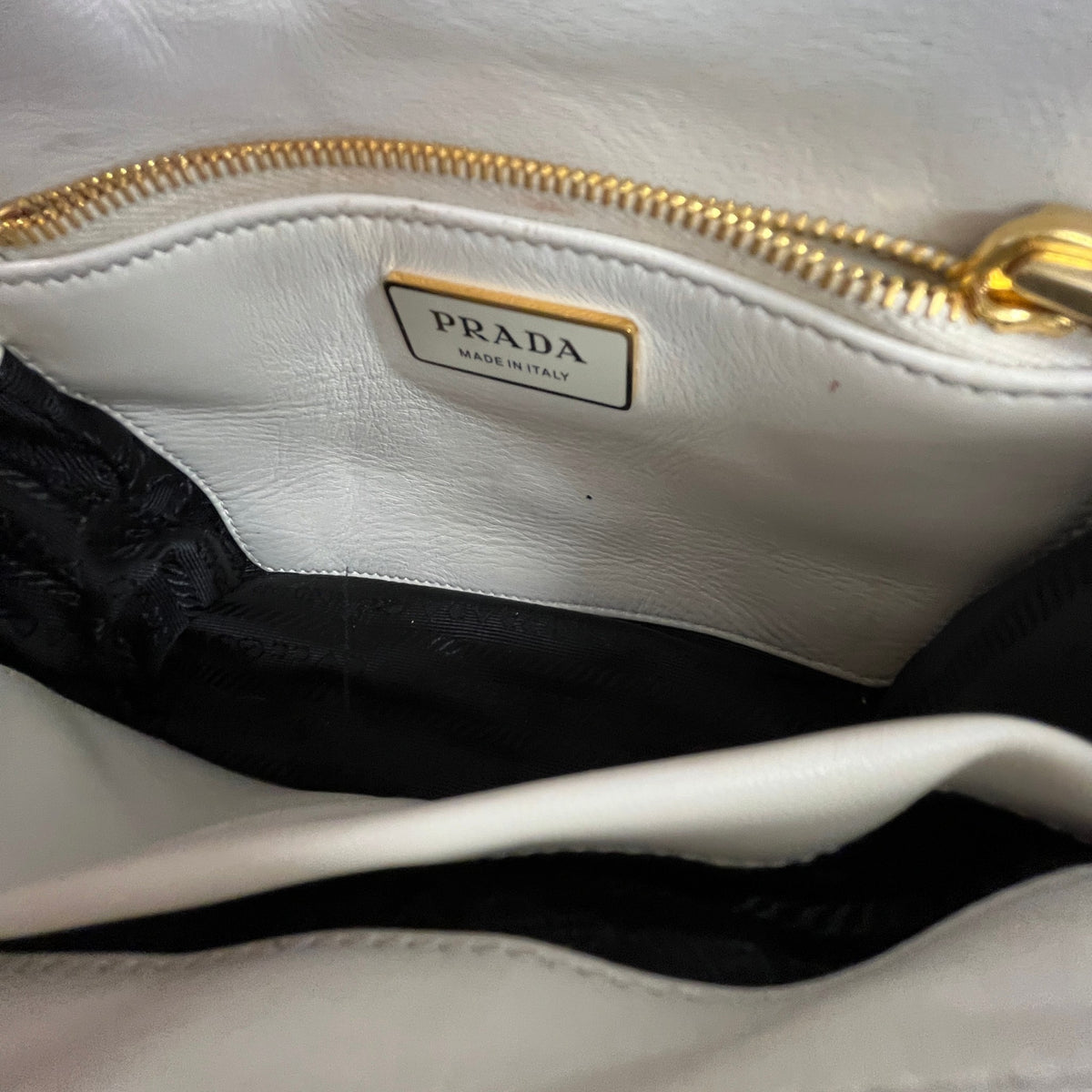 Women's Nappa Quilted Metal Patchwork Handbag White - Photo 12