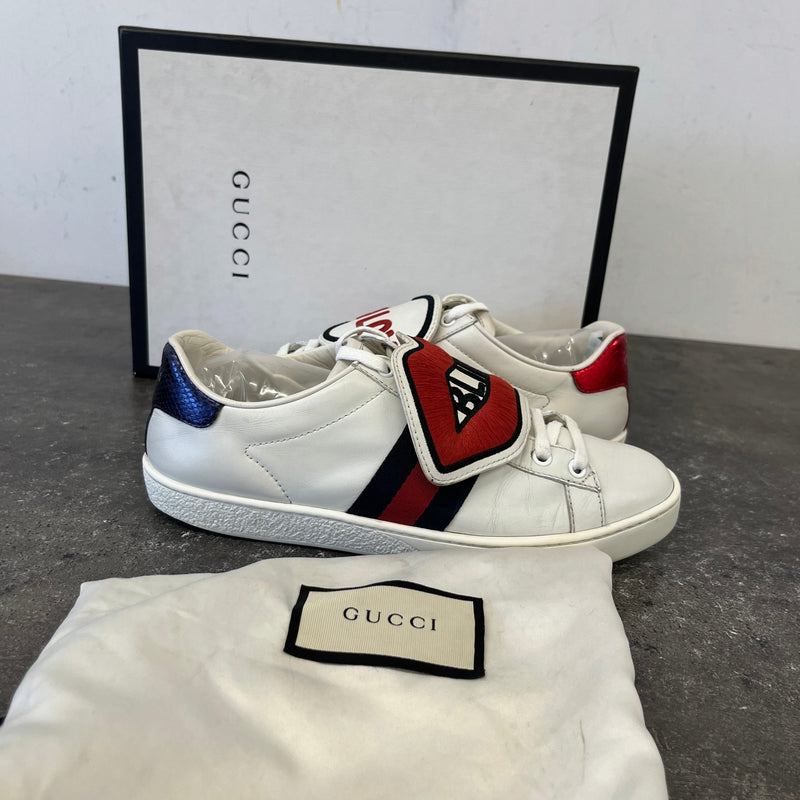 Women's Ace Blind For love Low Trainers White Size UK 5 / EU 38