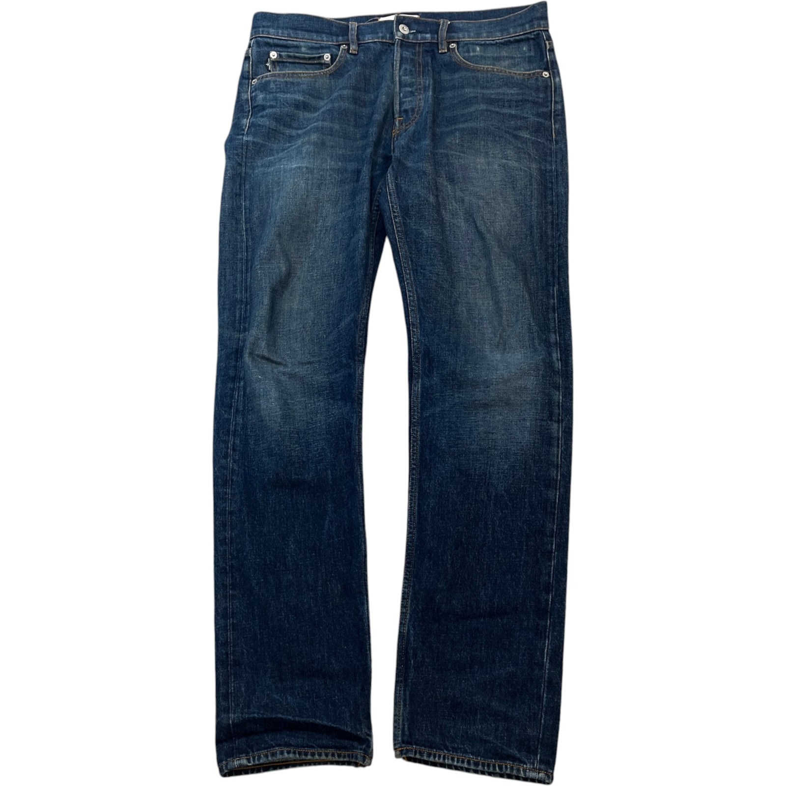 Men's Applique Logo Jeans Blue Size M / W32 - Photo 1