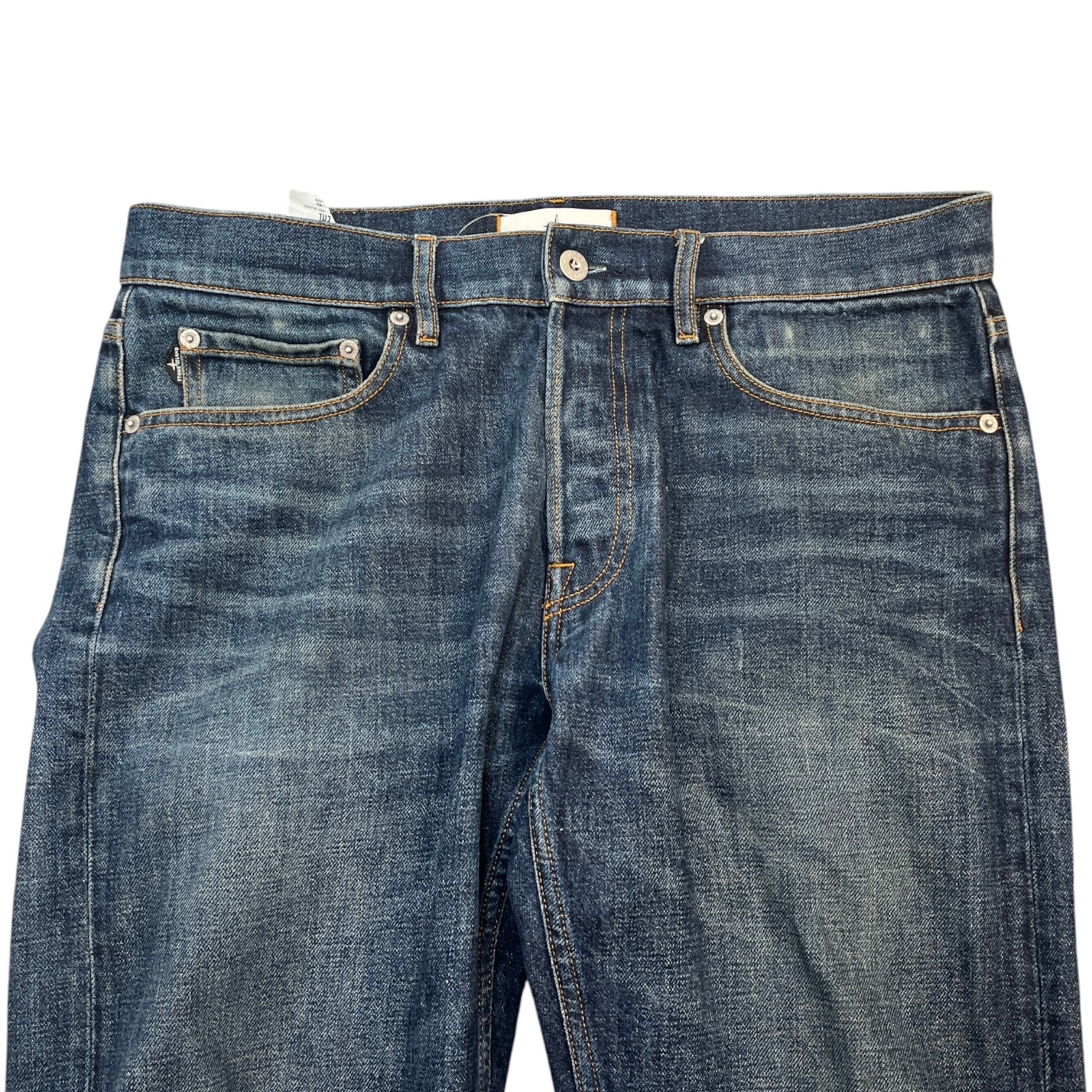 Men's Applique Logo Jeans Blue Size M / W32 - Photo 5