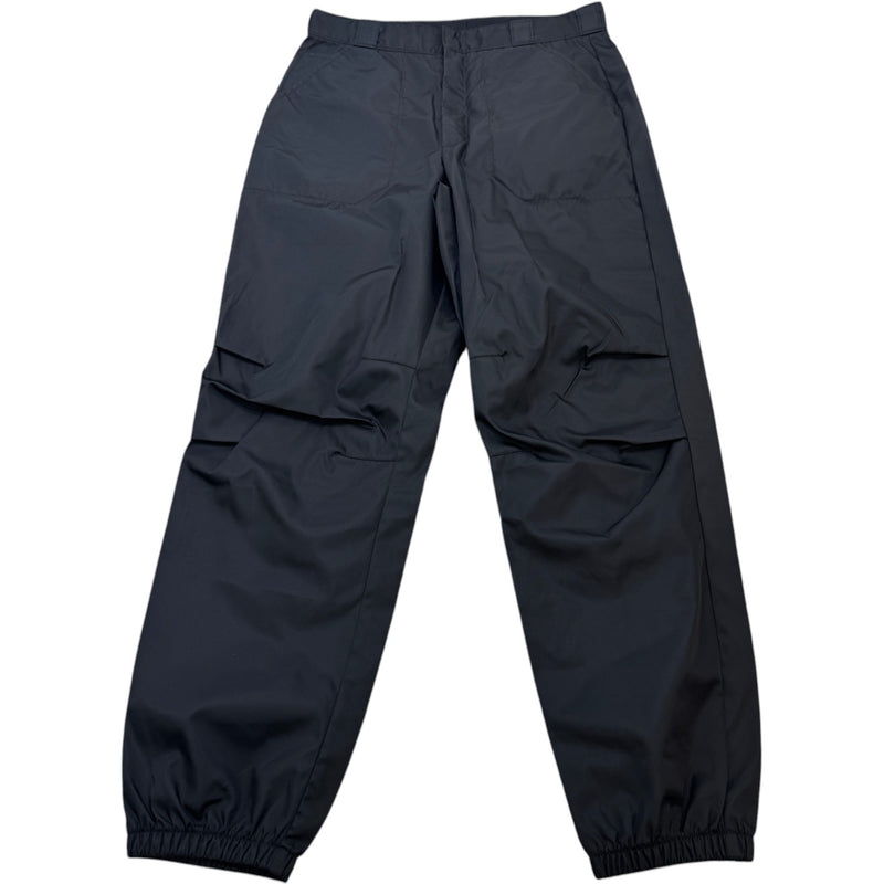 Men's Plaque Logo Cargos Black Size IT 48 / UK 32