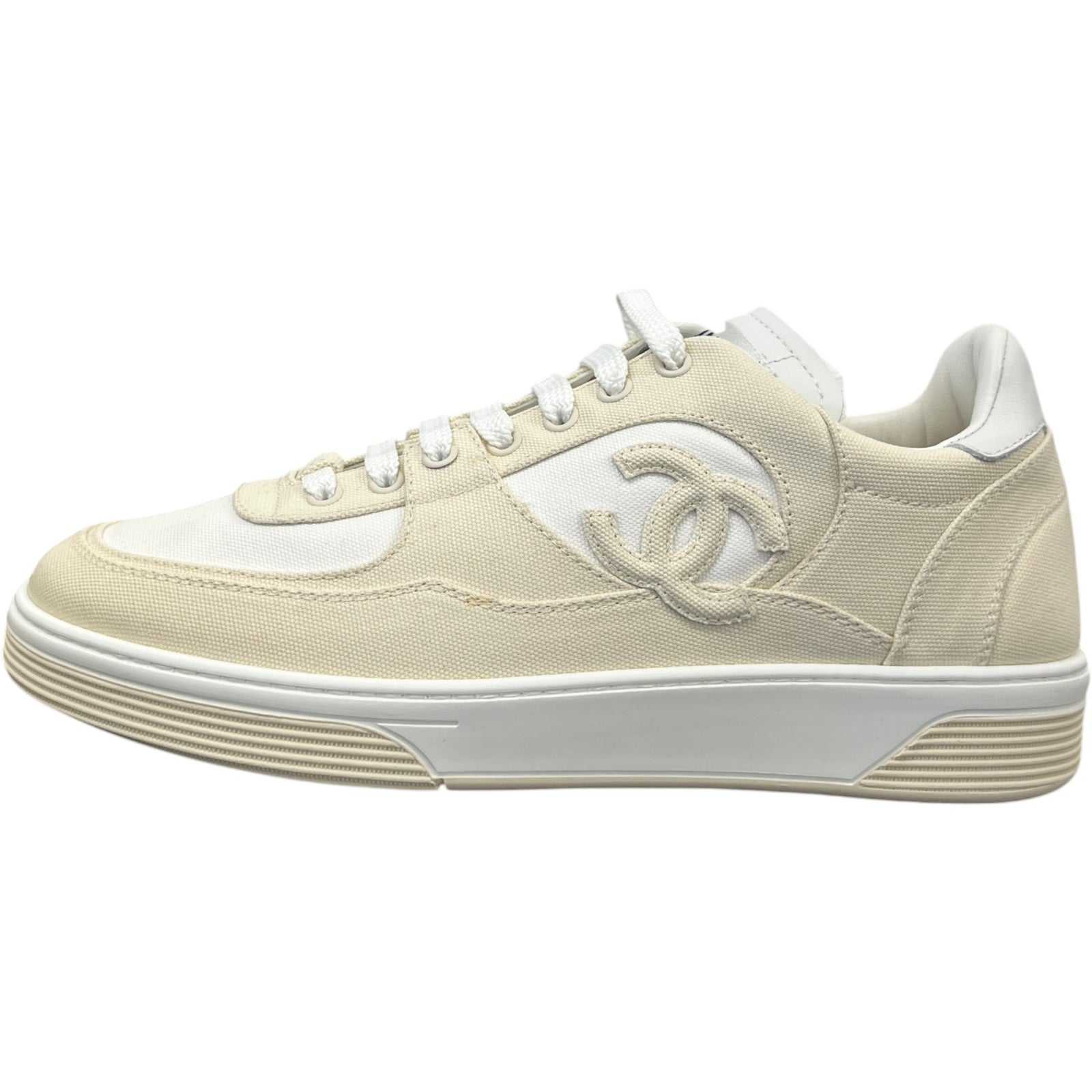 Men's Cc Runner Low Trainers Cream Size EU 42 / UK 8 - Photo 5