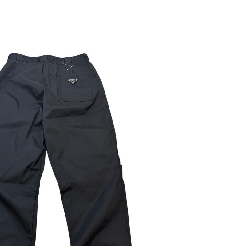 Men's Plaque Logo Cargos Black Size IT 48 / UK 32