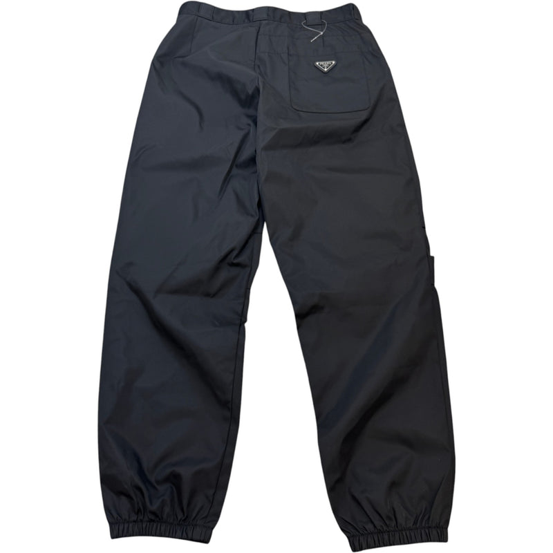 Men's Plaque Logo Cargos Black Size IT 48 / UK 32