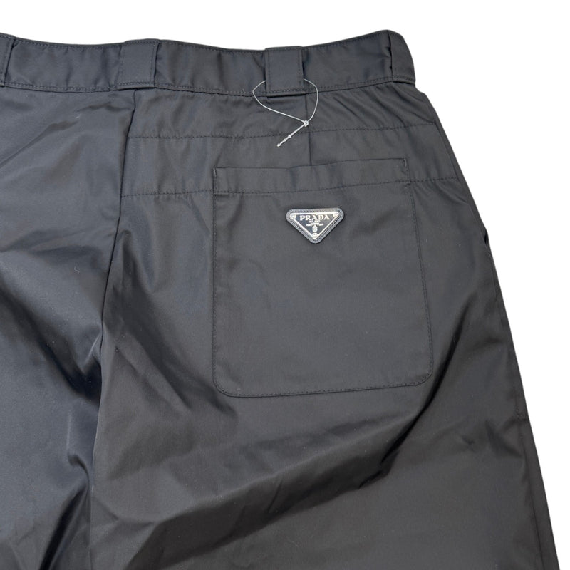 Men's Plaque Logo Cargos Black Size IT 48 / UK 32