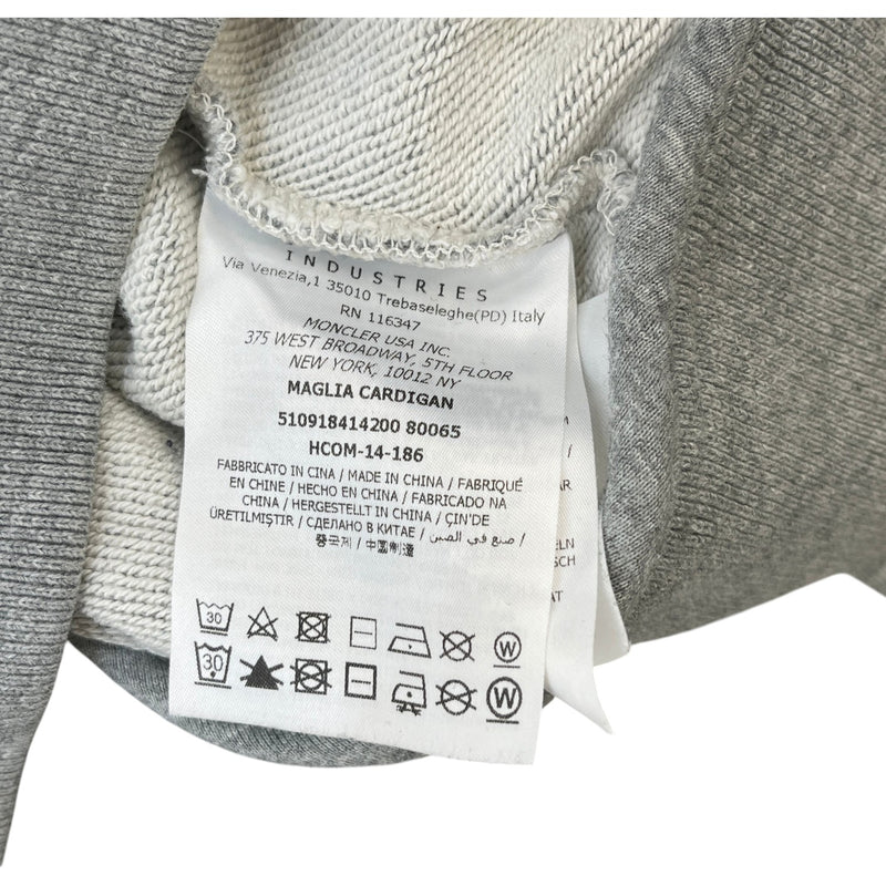 Men's Maglia Zip Up Hoodie Grey Size XL