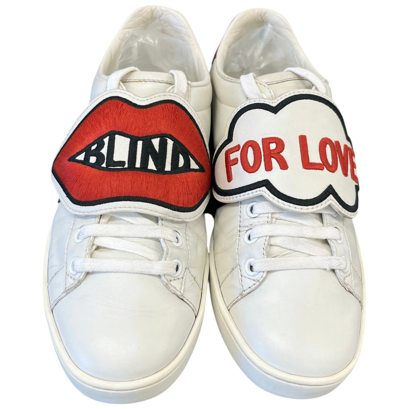 Women's Ace Blind For love Low Trainers White Size UK 5 / EU 38
