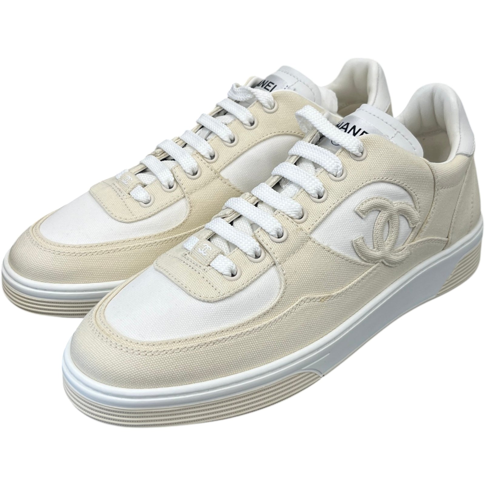 Men's Cc Runner Low Trainers Cream Size EU 42 / UK 8 - Photo 9