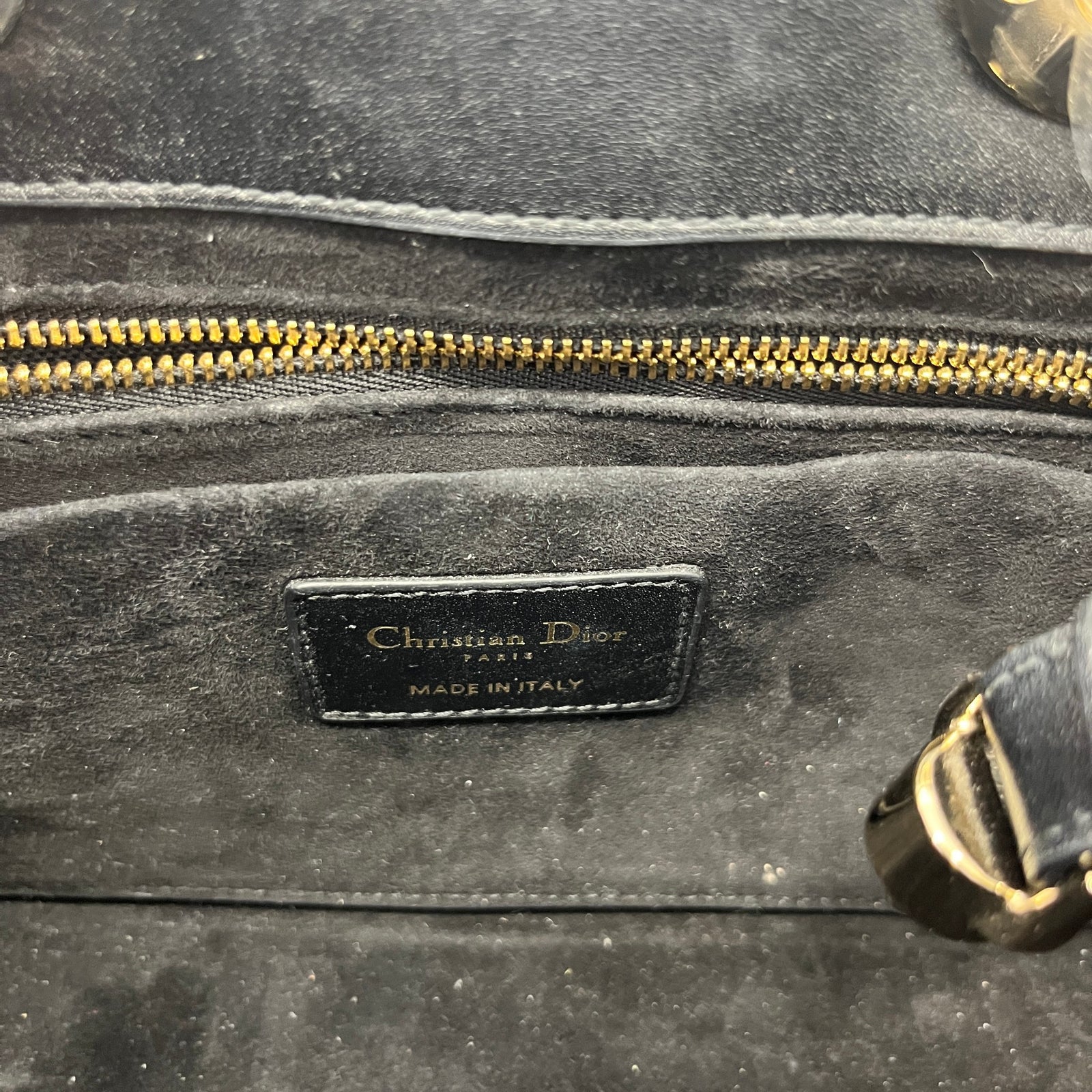 Women's Lady Dior 95.22 Bag Black - Photo 10